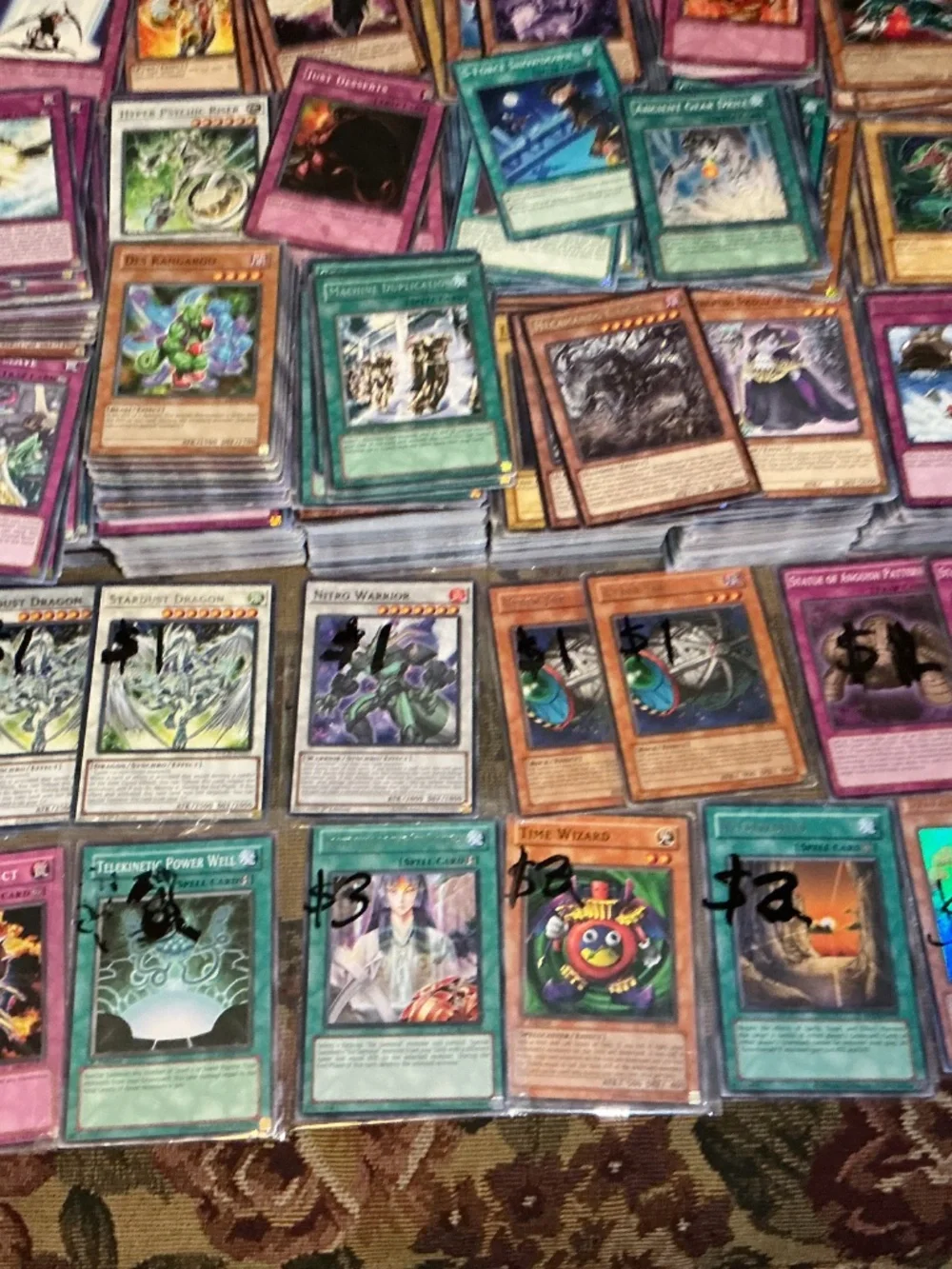 2500+ Konami Yugioh Cards 1st Edition & Unlimited Mostly regular but some Foils